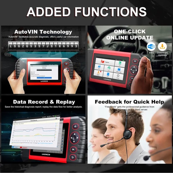 LAUNCH Touch Pro Elite Car Full System Diagnostic Tool OBD2 Scanner Code Reader - Picture 9 of 12